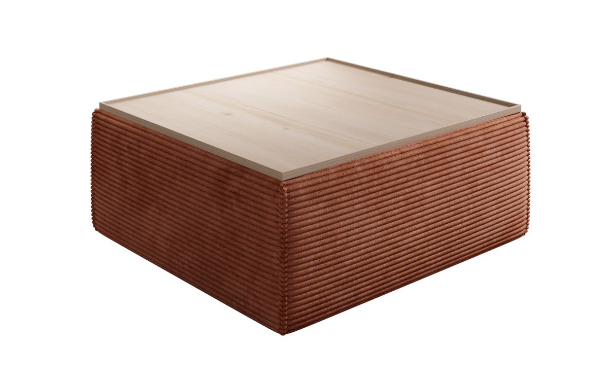 Lesley Cord Beistellhocker: Multifunktionaler Couchtisch mit Stauraum & Stil