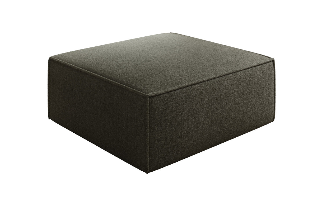 Luxuriöser Lesley Bouclé Beistellhocker: Vielseitiger Pouf für Modernes Wohnen und Entspannung
