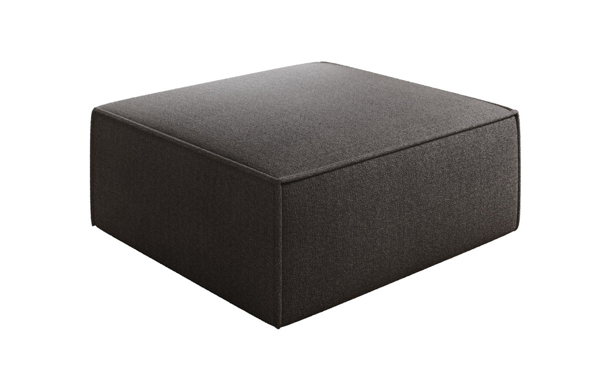 Luxuriöser Lesley Bouclé Beistellhocker: Vielseitiger Pouf für Modernes Wohnen und Entspannung