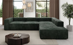 Lade das Bild in den Galerie-Viewer, Luxuriöses Cord Ecksofa Lesley L mit langer Ottomane – Vielseitig &amp; Modern

