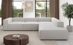 Lade das Bild in den Galerie-Viewer, Luxuriöses Designer L-Sofa Lesley mit langer Ottomane – Modern, Komfortabel, Bouclé-Stoff
