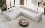 Lade das Bild in den Galerie-Viewer, Luxuriöses L-Form Bouclé Designer Sofa Lesley L mit Langer Ottomane
