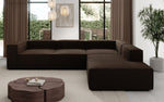 Lade das Bild in den Galerie-Viewer, Luxuriöses Designer L-Sofa Lesley mit langer Ottomane – Modern, Komfortabel, Bouclé-Stoff
