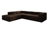 Luxuriöses L-Form Bouclé Designer Sofa Lesley L mit Langer Ottomane
