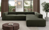 Luxuriöses L-Form Bouclé Designer Sofa Lesley L mit Langer Ottomane