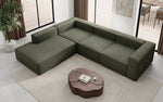 Lade das Bild in den Galerie-Viewer, Luxuriöses L-Form Bouclé Designer Sofa Lesley L mit Langer Ottomane
