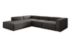 Luxuriöses L-Form Bouclé Designer Sofa Lesley L mit Langer Ottomane