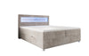 Luxuriöses Boxspringbett Relax: Komfort, LED-Beleuchtung, Stauraum & USB-Anschluss im Cord-Design