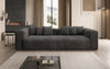 Tully 3-Sitzer Cordsofa: Modernes Design, Luxuriöser Komfort für Ihr Wohnzimmer