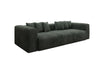 Tully 3-Sitzer Cordsofa: Modernes Design, Luxuriöser Komfort für Ihr Wohnzimmer