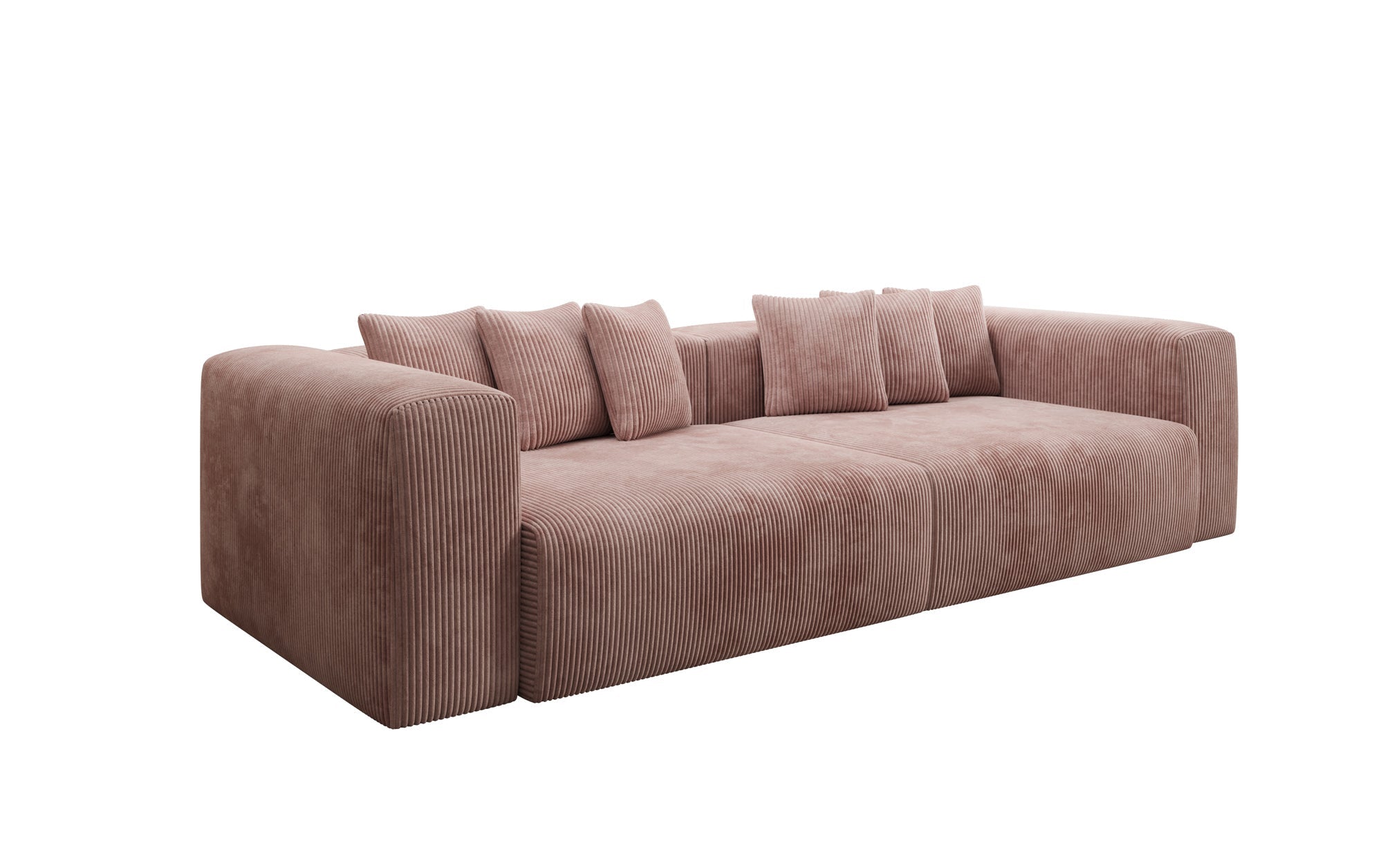 Tully 3-Sitzer Cordsofa: Modernes Design, Luxuriöser Komfort für Ihr Wohnzimmer