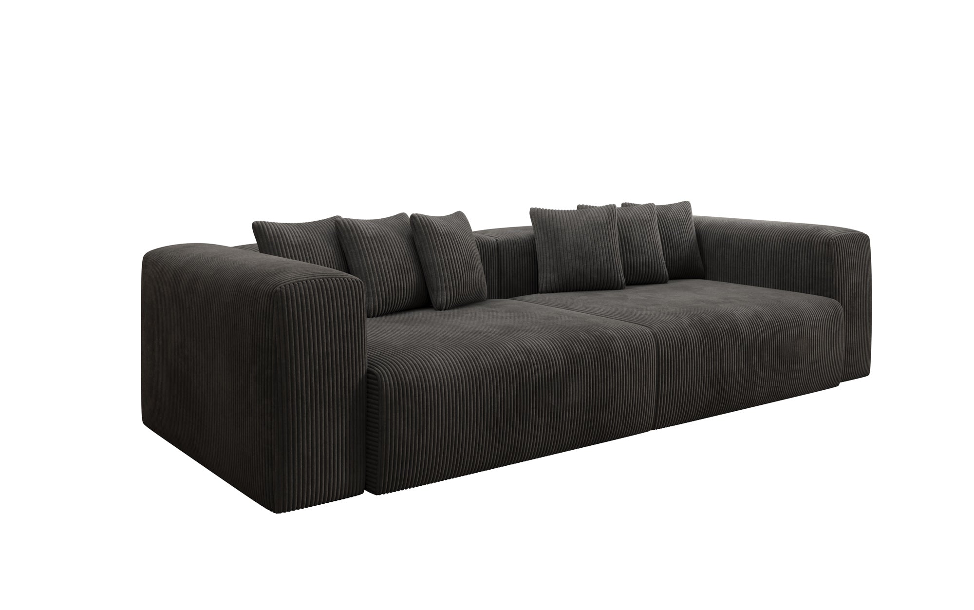 Tully 3-Sitzer Cordsofa: Modernes Design, Luxuriöser Komfort für Ihr Wohnzimmer