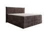 Luxuriöses Boxspringbett Stella: Cord Stoff, Integrierter Stauraum, Optimaler Schlafkomfort