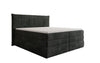 Luxuriöses Boxspringbett Stella: Cord Stoff, Integrierter Stauraum, Optimaler Schlafkomfort