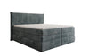 Luxuriöses Boxspringbett Stella: Cord Stoff, Integrierter Stauraum, Optimaler Schlafkomfort