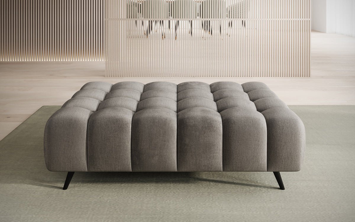 Luxuriöser Samt Beistellhocker Amora – Eleganter, Moderner Sitzhocker mit Komfort-Design