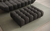 Luxuriöser Samt Beistellhocker Amora – Eleganter, Moderner Sitzhocker mit Komfort-Design