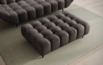 Lade das Bild in den Galerie-Viewer, Luxuriöser Samt Beistellhocker Amora – Eleganter, Moderner Sitzhocker mit Komfort-Design
