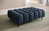 Luxuriöser Samt Beistellhocker Amora – Eleganter, Moderner Sitzhocker mit Komfort-Design