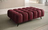 Luxuriöser Samt Beistellhocker Amora – Eleganter, Moderner Sitzhocker mit Komfort-Design
