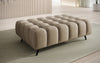Luxuriöser Samt Beistellhocker Amora – Eleganter, Moderner Sitzhocker mit Komfort-Design
