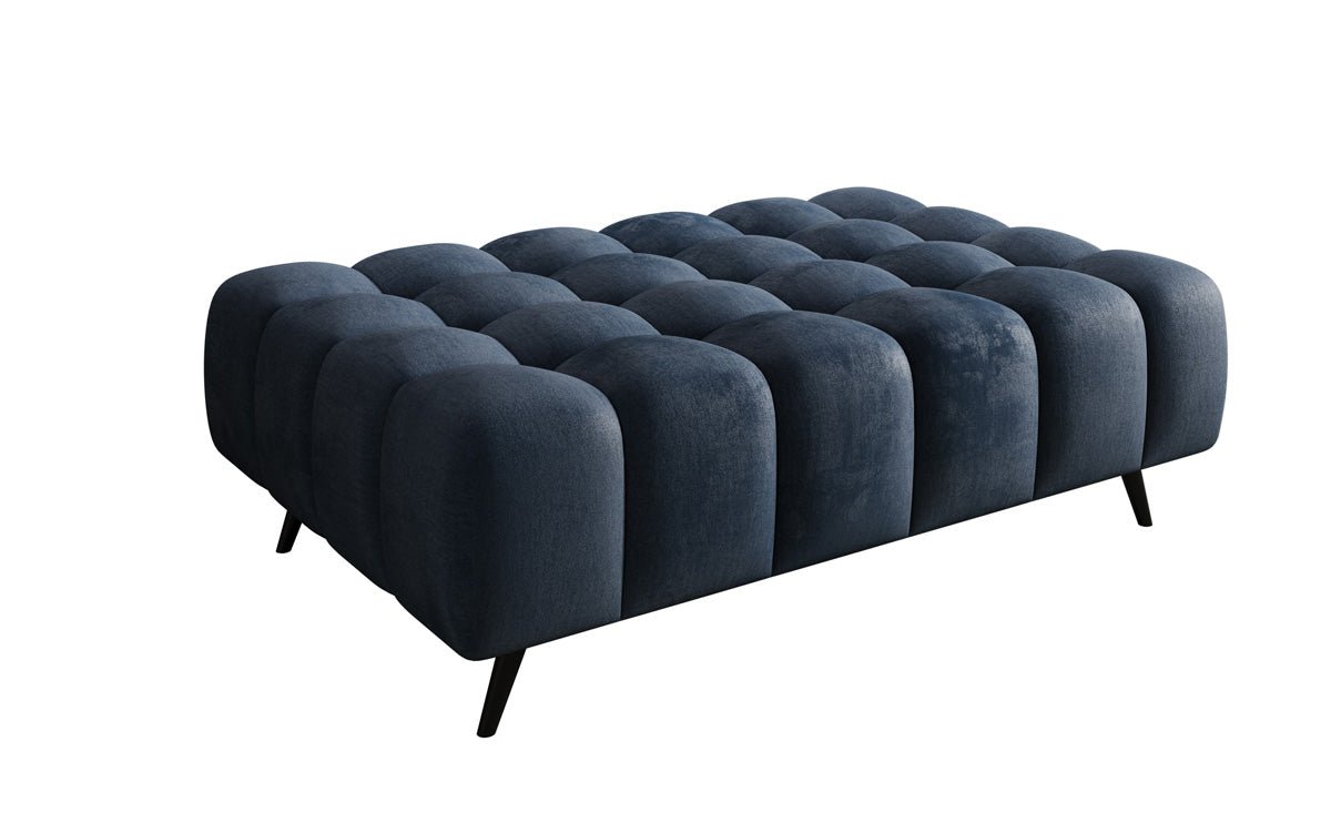 Luxuriöser Samt Beistellhocker Amora – Eleganter, Moderner Sitzhocker mit Komfort-Design