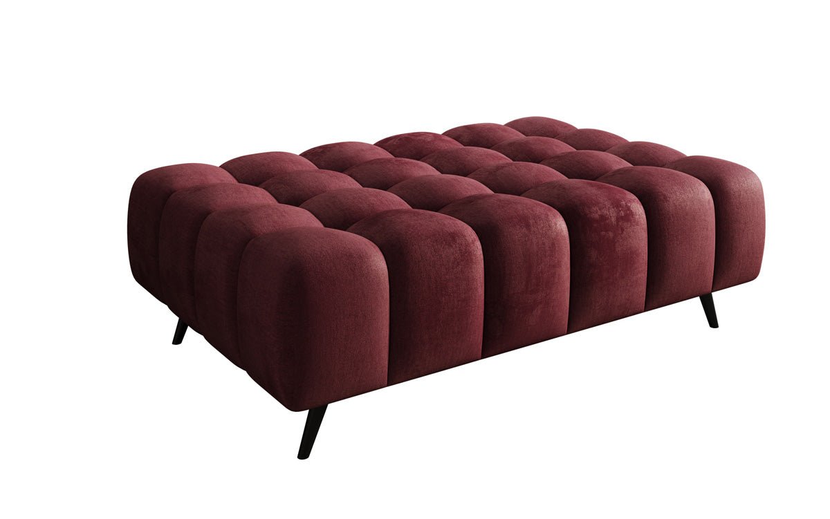 Luxuriöser Samt Beistellhocker Amora – Eleganter, Moderner Sitzhocker mit Komfort-Design