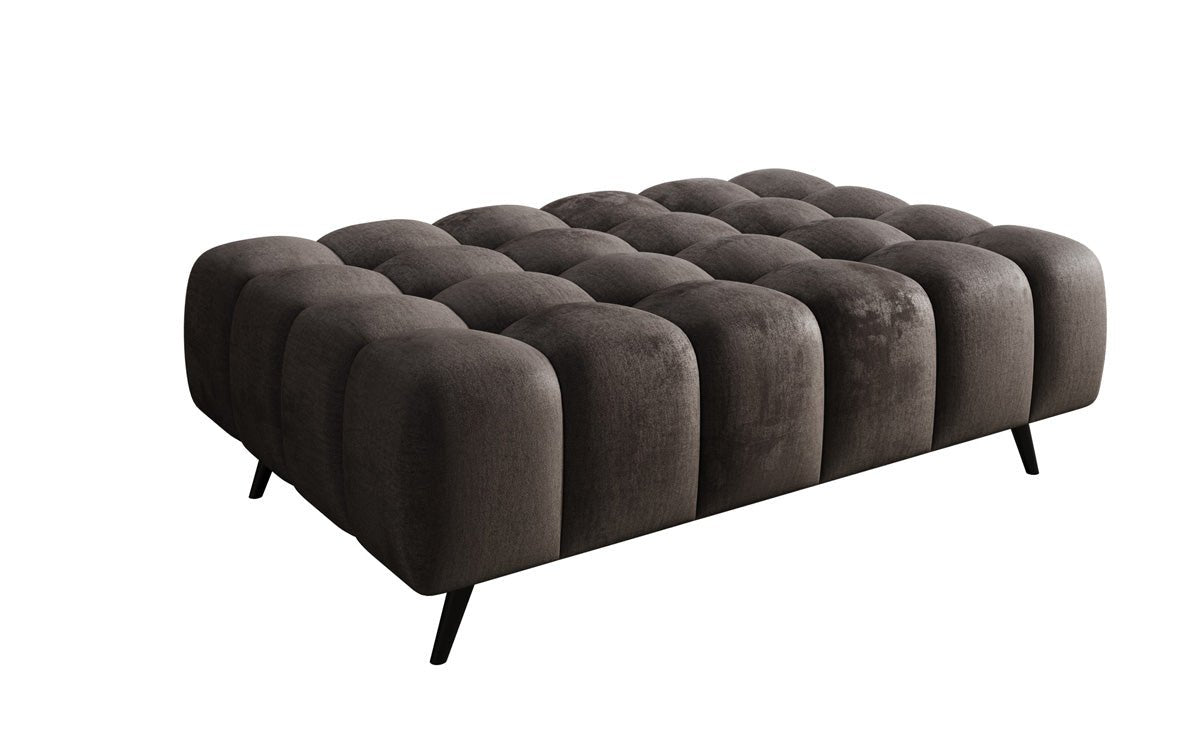 Luxuriöser Samt Beistellhocker Amora – Eleganter, Moderner Sitzhocker mit Komfort-Design