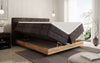 Elegantes Nero Boxspringbett: Komfort, Stauraum, LED-Beleuchtung, USB-Anschluss