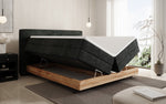 Lade das Bild in den Galerie-Viewer, Elegantes Nero Boxspringbett: Komfort, Stauraum, LED-Beleuchtung, USB-Anschluss
