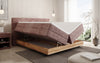 Elegantes Nero Boxspringbett: Komfort, Stauraum, LED-Beleuchtung, USB-Anschluss