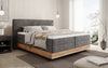 Elegantes Nero Boxspringbett: Komfort, Stauraum, LED-Beleuchtung, USB-Anschluss