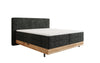 Elegantes Nero Boxspringbett: Komfort, Stauraum, LED-Beleuchtung, USB-Anschluss