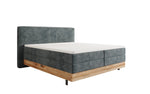Lade das Bild in den Galerie-Viewer, Elegantes Nero Boxspringbett: Komfort, Stauraum, LED-Beleuchtung, USB-Anschluss
