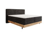 Elegantes Nero Boxspringbett: Komfort, Stauraum, LED-Beleuchtung, USB-Anschluss