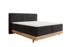 Lade das Bild in den Galerie-Viewer, Elegantes Nero Boxspringbett: Komfort, Stauraum, LED-Beleuchtung, USB-Anschluss

