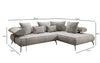 Elegantes Designer L-Sofa Sydney: Elektrische Schlaffunktion, Samtbezug, Großzügiger Stauraum