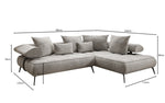 Lade das Bild in den Galerie-Viewer, Elegantes Designer L-Sofa Sydney: Elektrische Schlaffunktion, Samtbezug, Großzügiger Stauraum

