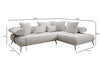 Luxuriöses Designer L-Sofa Sydney Bouclé mit Elektrischer Relaxfunktion & Stauraum
