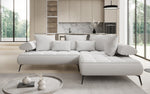 Lade das Bild in den Galerie-Viewer, Luxuriöses Designer L-Sofa Sydney Bouclé mit Elektrischer Relaxfunktion &amp; Stauraum
