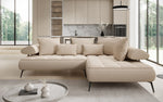 Lade das Bild in den Galerie-Viewer, Luxuriöses Designer L-Sofa Sydney Bouclé mit Elektrischer Relaxfunktion &amp; Stauraum
