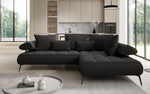 Lade das Bild in den Galerie-Viewer, Luxuriöses Designer L-Sofa Sydney Bouclé mit Elektrischer Relaxfunktion &amp; Stauraum
