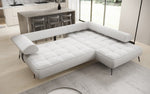 Lade das Bild in den Galerie-Viewer, Luxuriöses Designer L-Sofa Sydney Bouclé mit Elektrischer Relaxfunktion &amp; Stauraum
