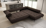 Lade das Bild in den Galerie-Viewer, Luxuriöses Designer L-Sofa Sydney Bouclé mit Elektrischer Relaxfunktion &amp; Stauraum
