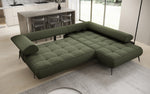 Lade das Bild in den Galerie-Viewer, Luxuriöses Designer L-Sofa Sydney Bouclé mit Elektrischer Relaxfunktion &amp; Stauraum
