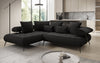 Luxuriöses Designer L-Sofa Sydney Bouclé mit Elektrischer Relaxfunktion & Stauraum