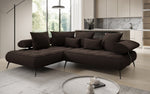 Lade das Bild in den Galerie-Viewer, Luxuriöses Designer L-Sofa Sydney Bouclé mit Elektrischer Relaxfunktion &amp; Stauraum
