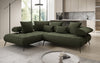 Luxuriöses Designer L-Sofa Sydney Bouclé mit Elektrischer Relaxfunktion & Stauraum