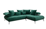 Lade das Bild in den Galerie-Viewer, Elegantes Designer L-Sofa Sydney: Elektrische Schlaffunktion, Samtbezug, Großzügiger Stauraum
