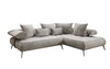 Elegantes Designer L-Sofa Sydney: Elektrische Schlaffunktion, Samtbezug, Großzügiger Stauraum